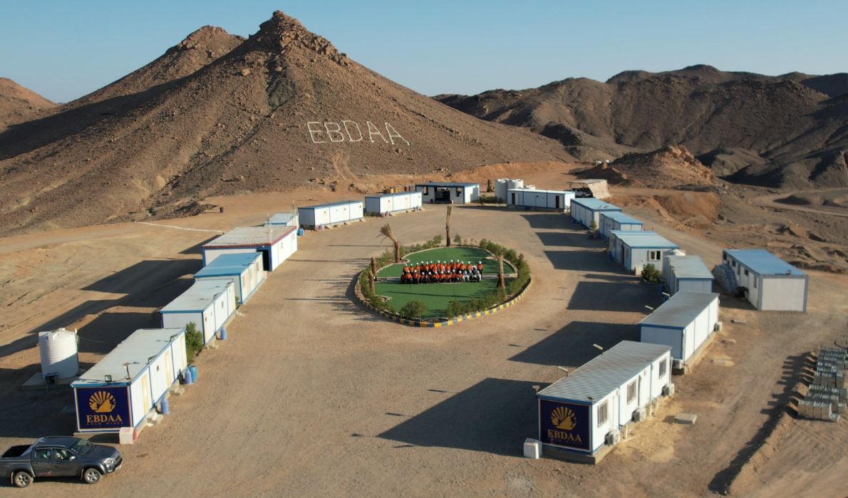 EBDAA Gold Mines exploration camp in Egypt's Eastern Desert